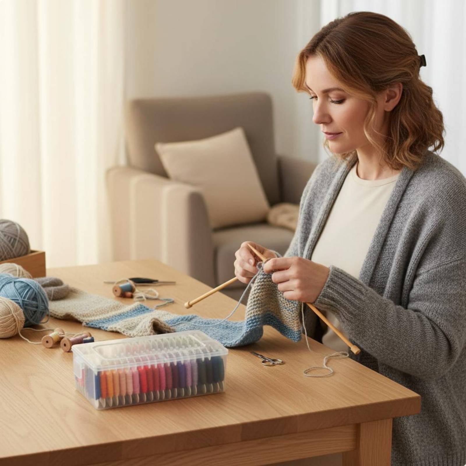 Embroidery Kit Set - Kit de Hilos para Bordar, Juego