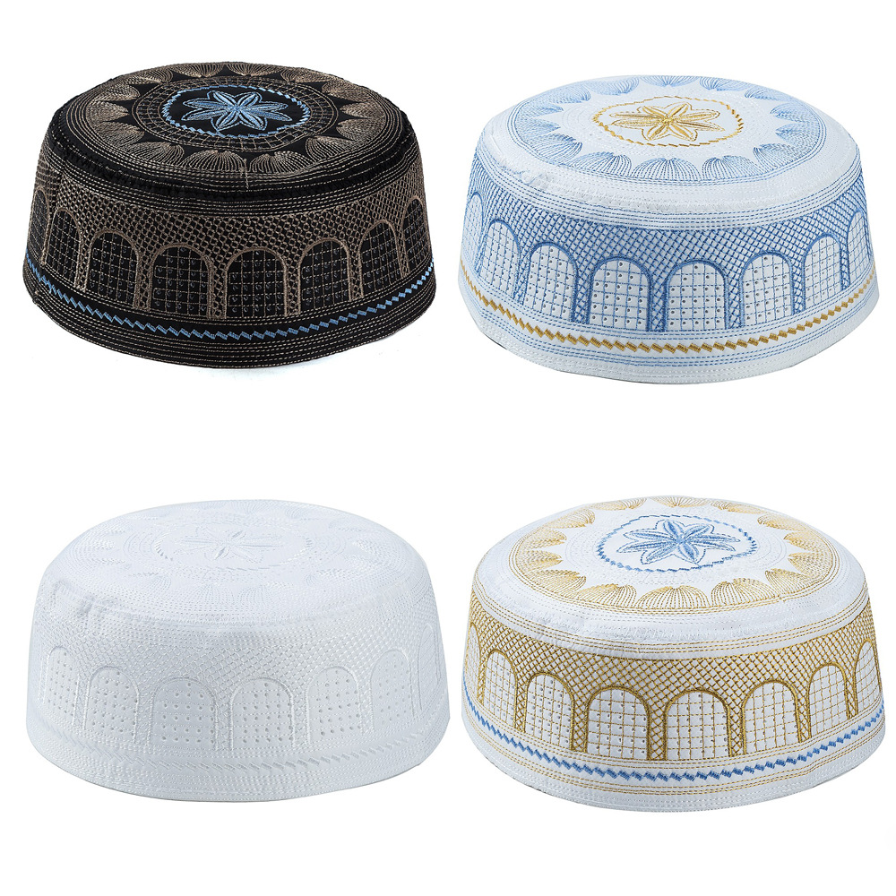 Embroidery Hat Machine - Sombrero masculino islámico Hui bordado, sombrero