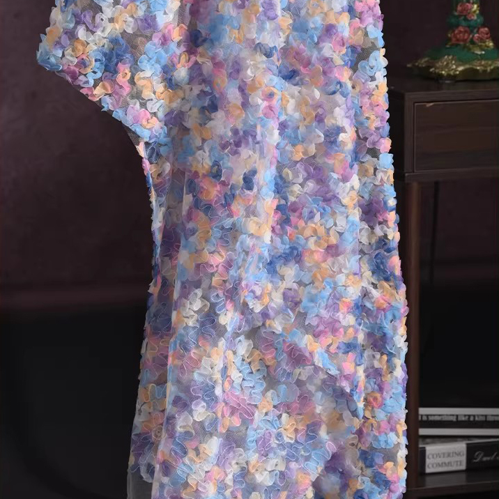 Embroidery Gradient - 1 yarda de tela de gasa