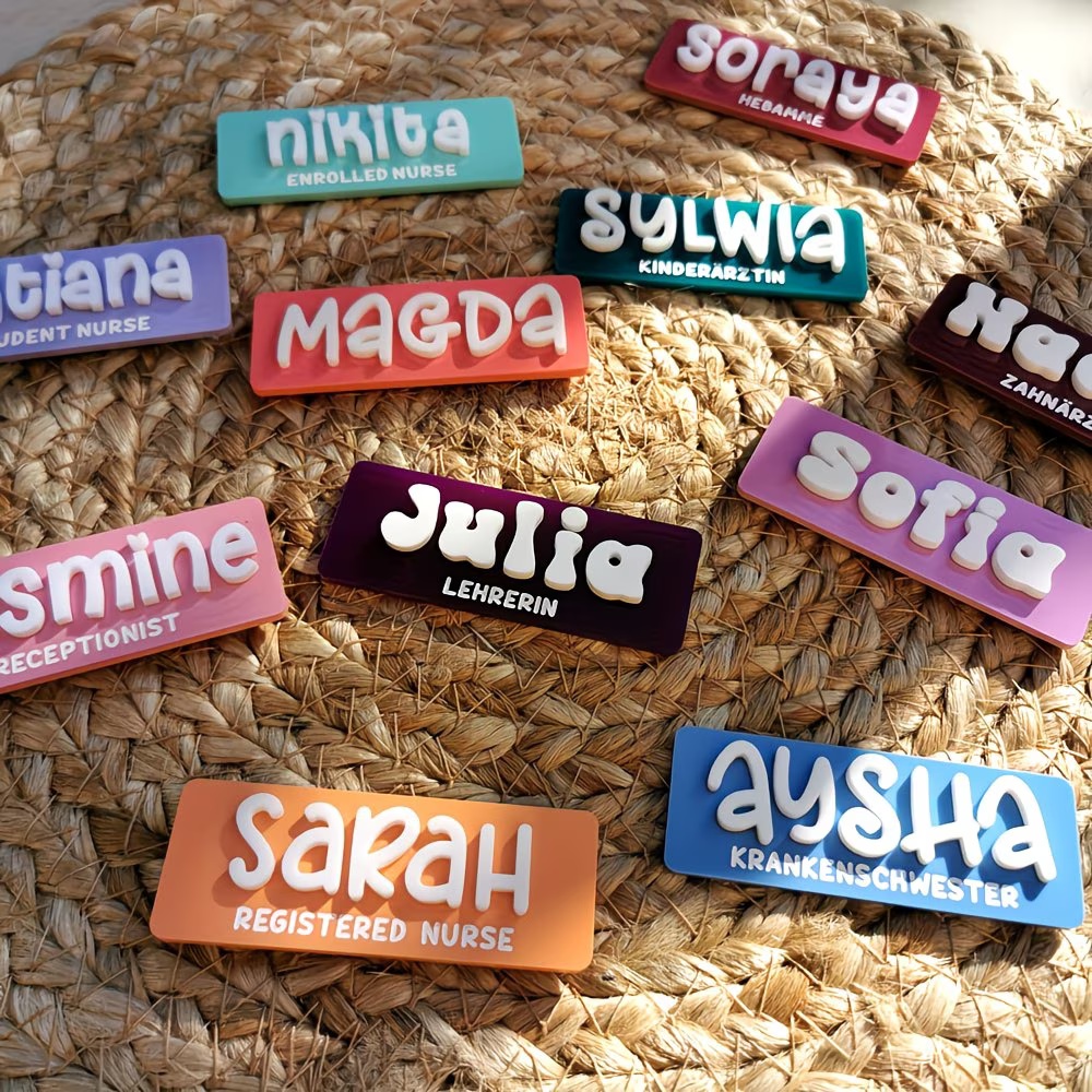 Broches Personalizados con Nom - Embroidery Names reseña y precio