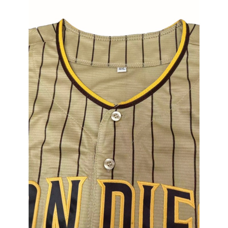 Camiseta de béisbol bordada co - Embroidery Names reseña y precio