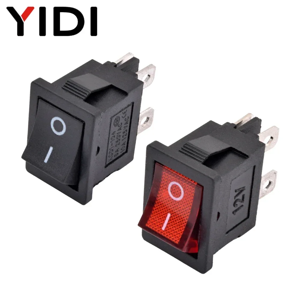 5/10 Uds KCD1-104 interruptor  - Embroidery Red reseña y precio