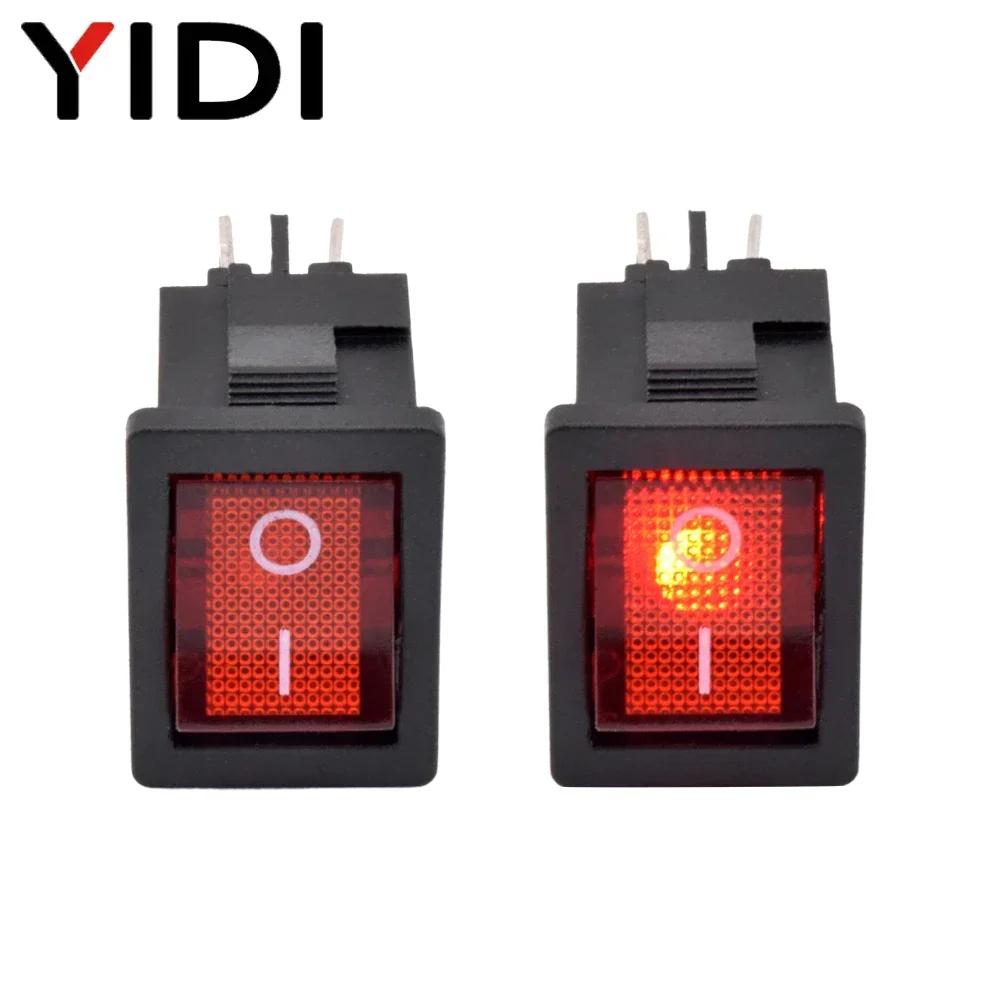 5/10 Uds KCD1-104 interruptor  - Embroidery Red reseña y precio
