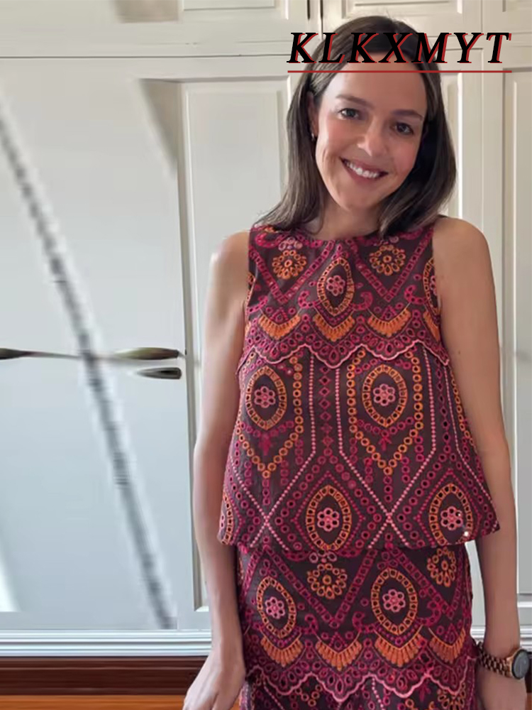 Conjunto de 2 Piezas para Muje - Embroidery Skirt reseña y precio