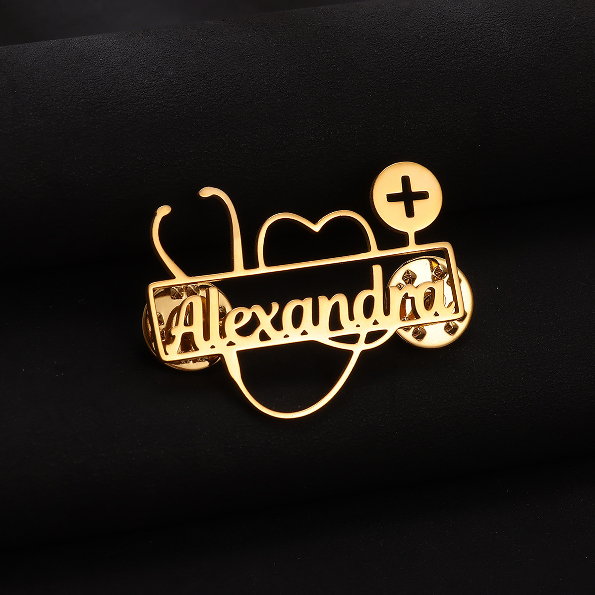 Broche de estetoscopio persona - Embroidery Names reseña y precio