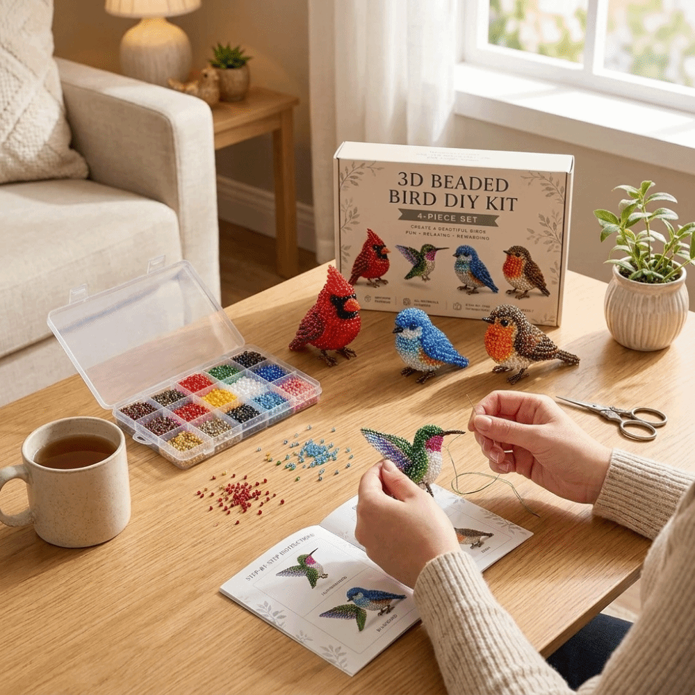 Kit de bordado de cuentas de a - Embroidery Kit Set reseña y precio