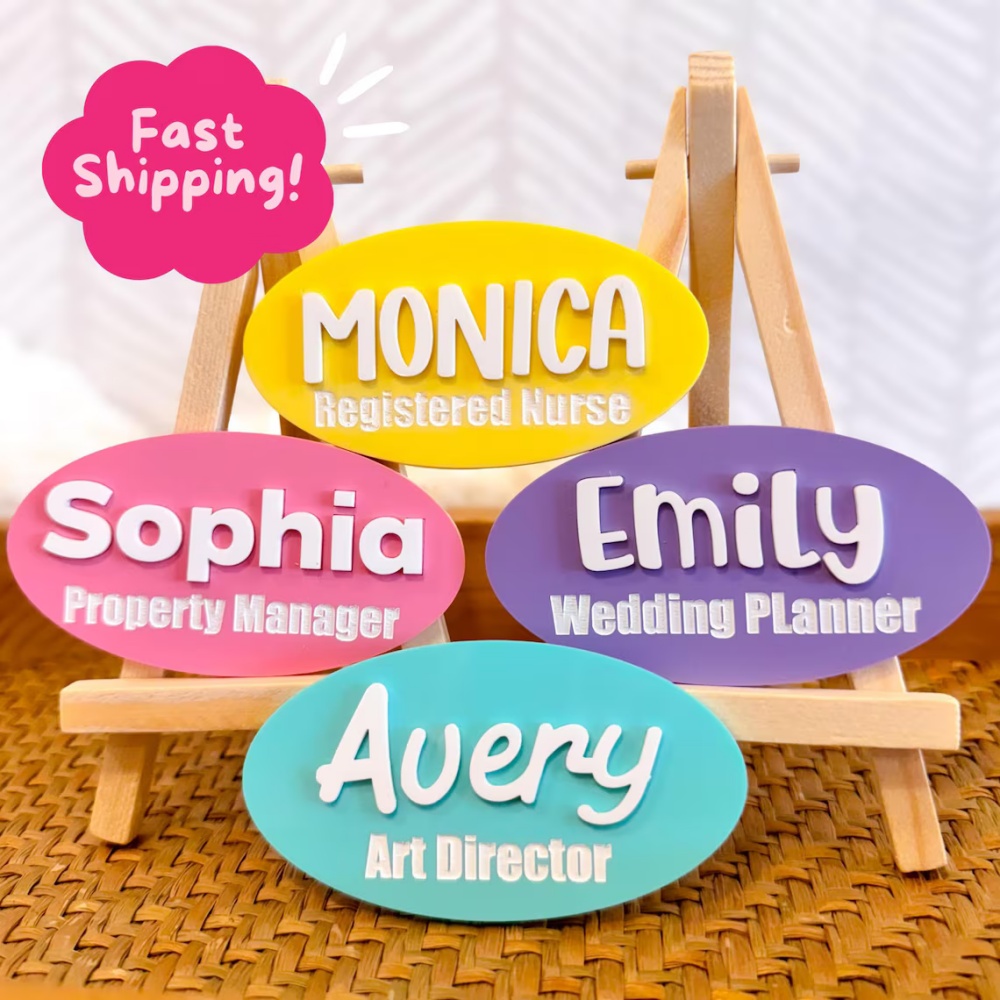 Broche con Nombre Personalizad - Embroidery Names reseña y precio