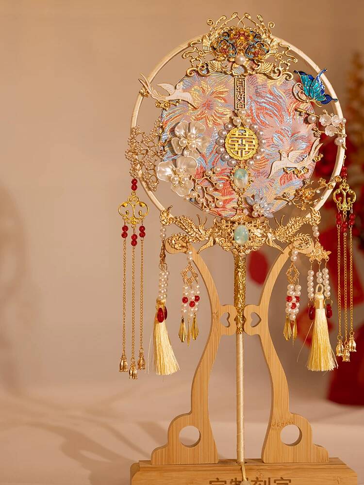 Kit DIY de Abanico Redondo de  - Embroidery Kit Set reseña y precio