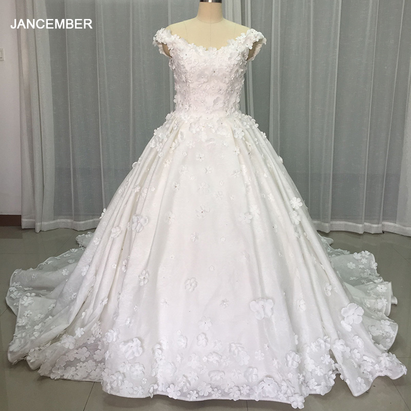 Elegante vestido de novia supe - Embroidery Organza reseña y precio