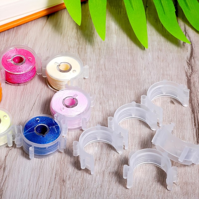 35 clips para bobinas, evitan  - Embroidery Yarns reseña y precio