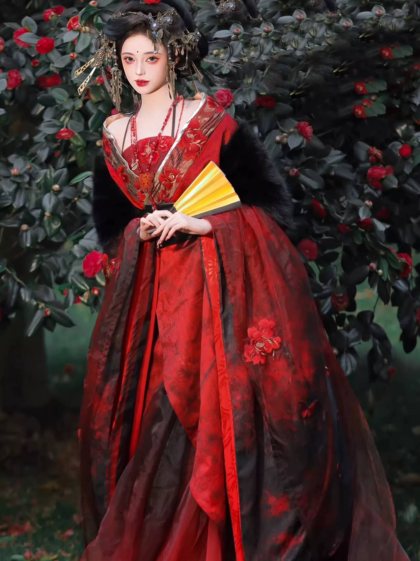 Nuevo Hanfu Rojo Datura para M - Embroidery Red reseña y precio