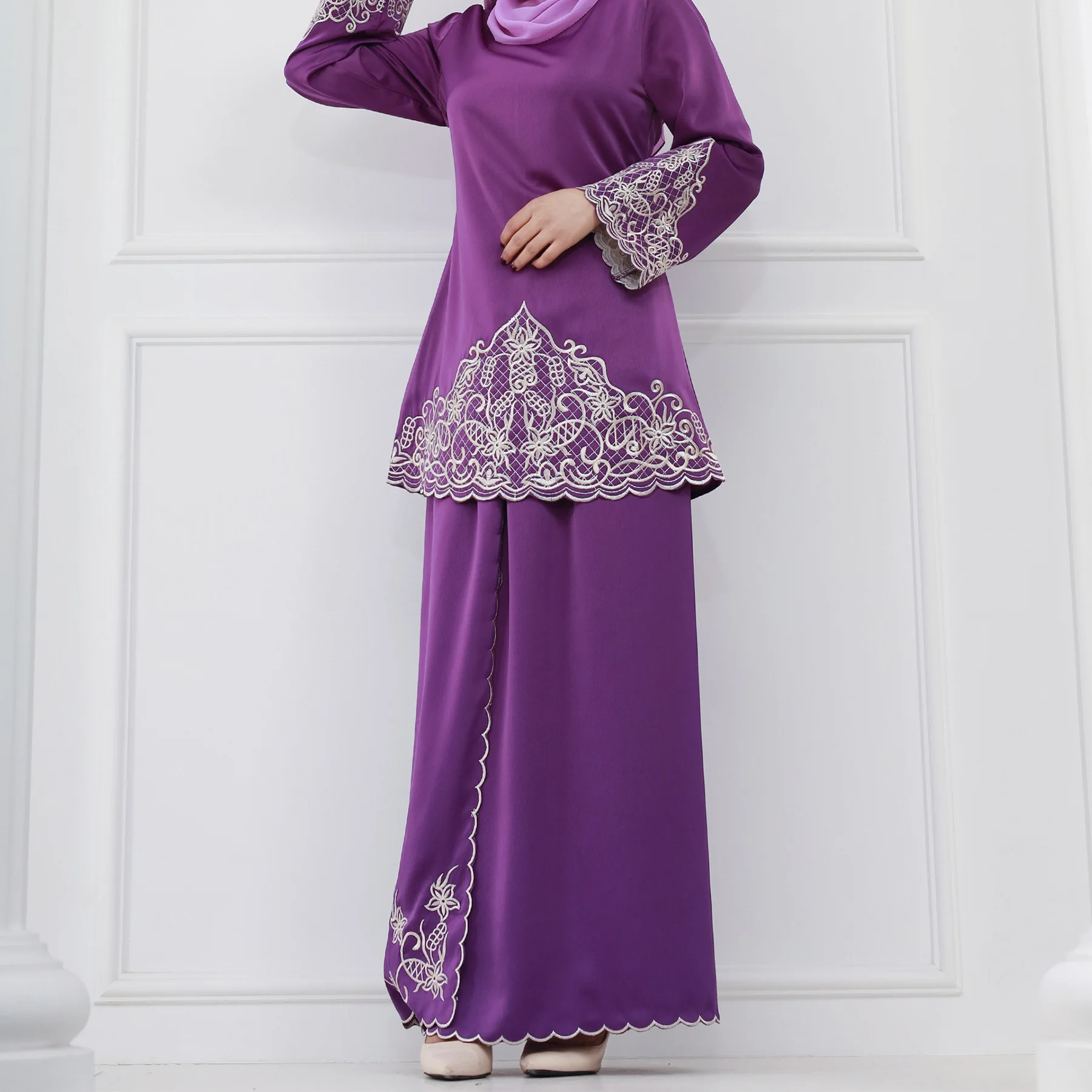 Conjuntos Musulmanes de Ramadá - Embroidery Baju reseña y precio