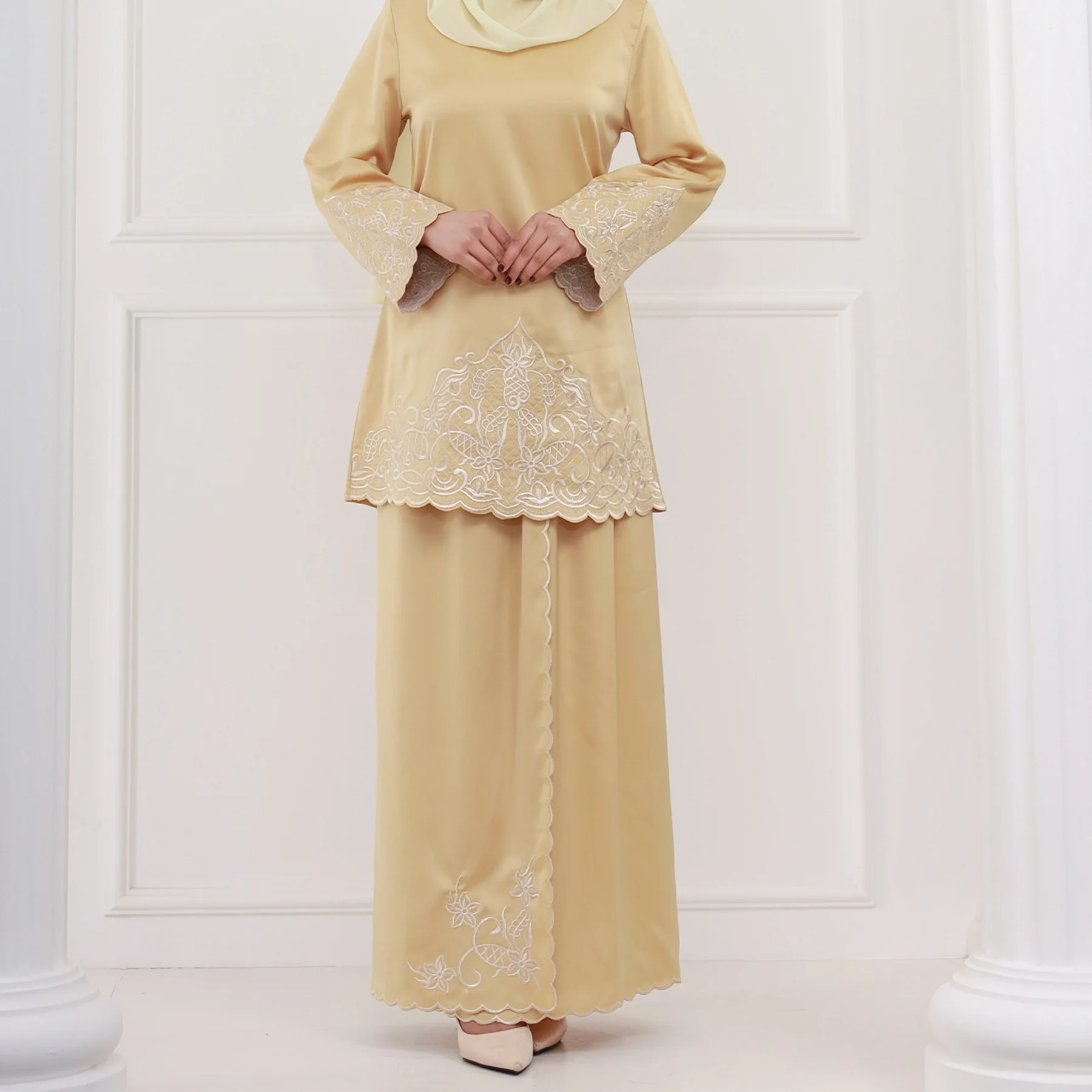 Conjuntos Musulmanes de Ramadá - Embroidery Baju reseña y precio