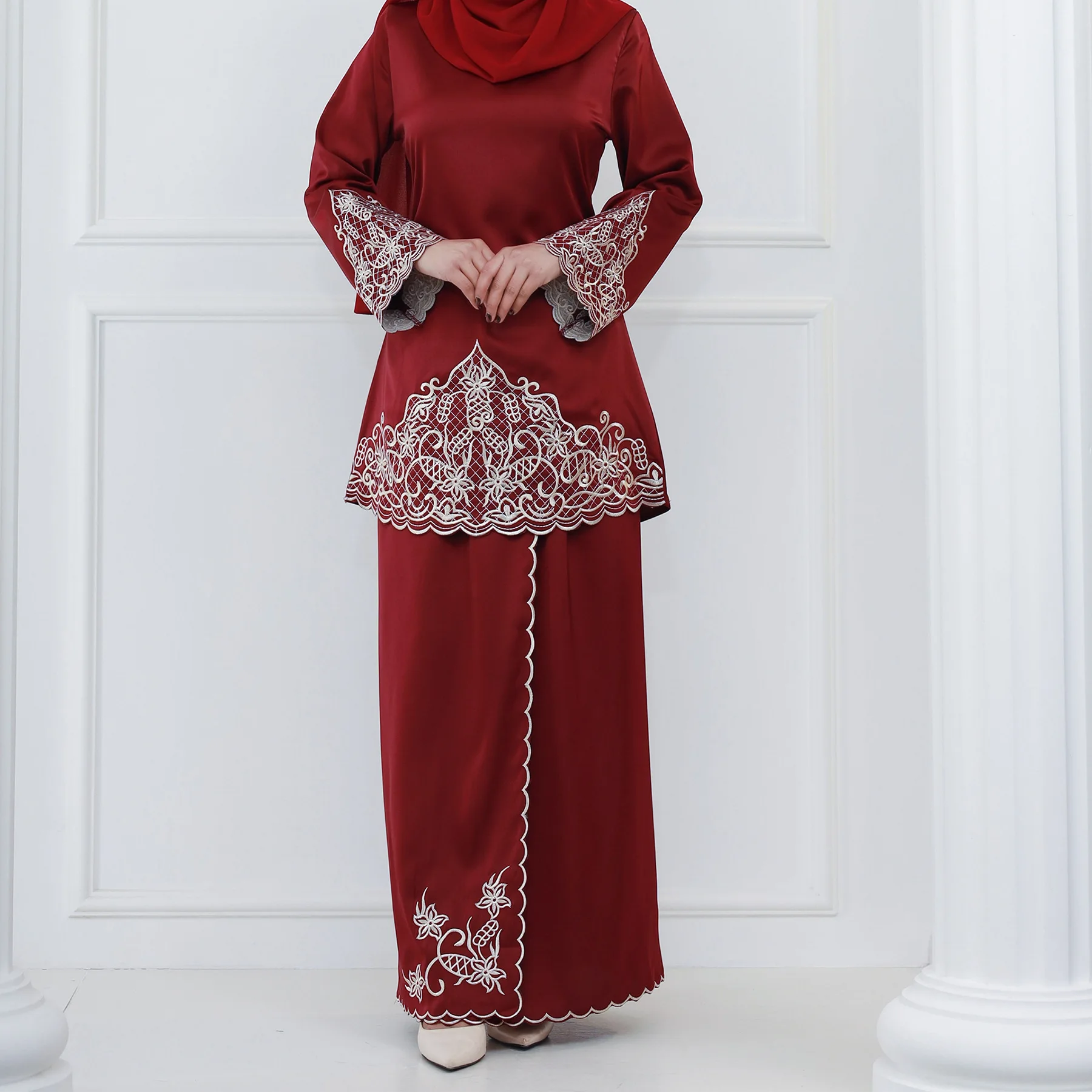 Conjuntos Musulmanes de Ramadá - Embroidery Baju reseña y precio