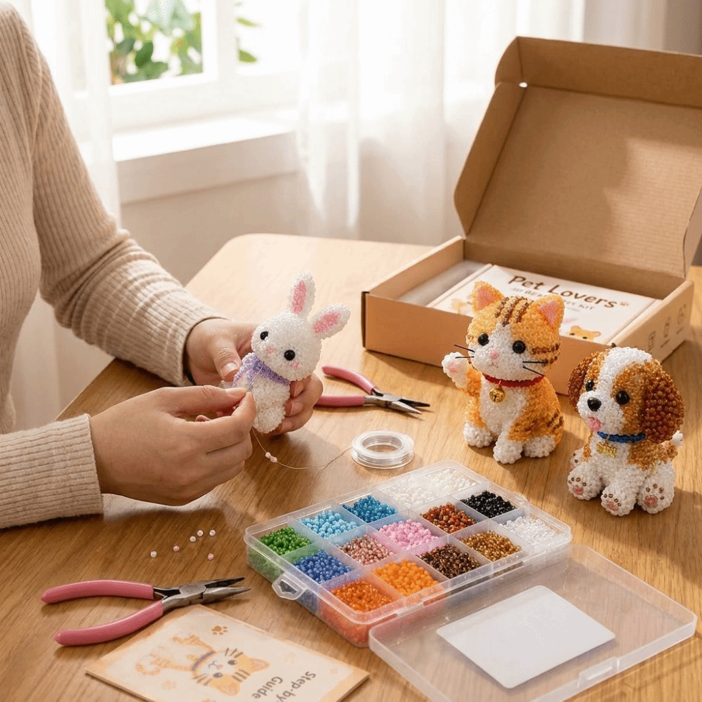 Kit de bordado de cuentas de a - Embroidery Kit Set reseña y precio