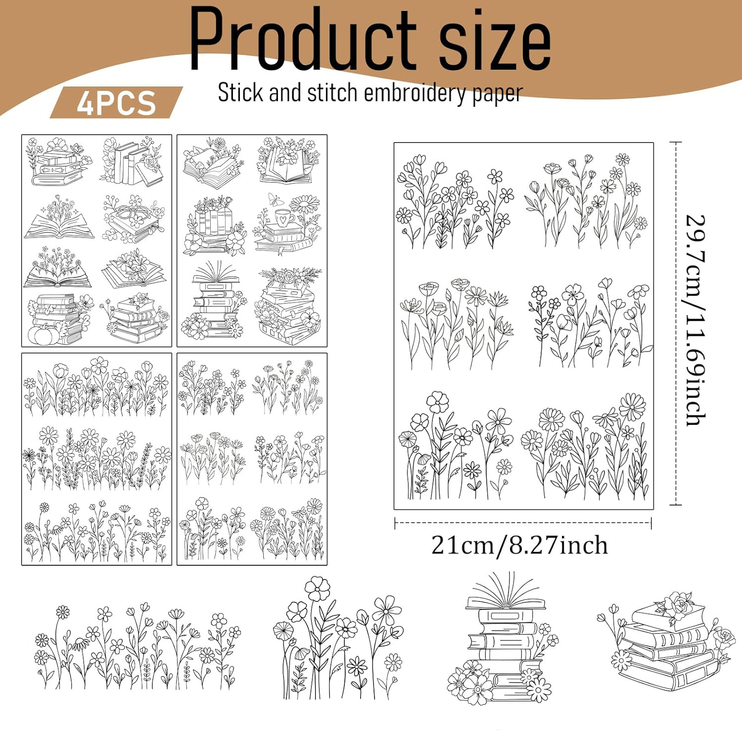 Papel Preimpreso para Patrones - Embroidery Meaning reseña y precio