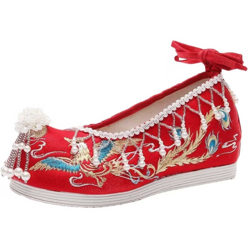 Nuevos zapatos de boda bordado - Embroidery Red reseña y precio