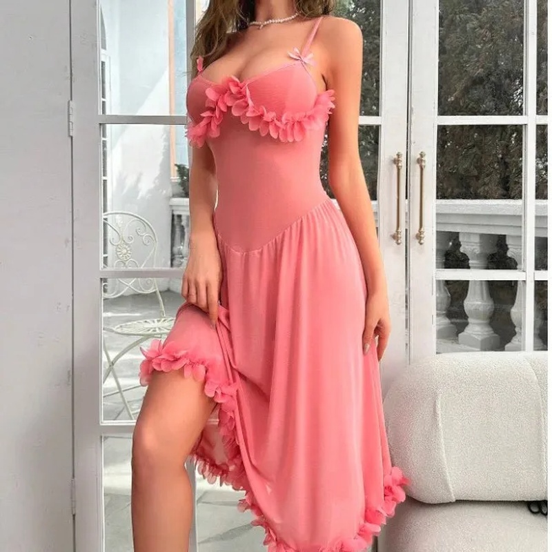 Conjunto de lencería sexy de 2 - Embroidery Red reseña y precio