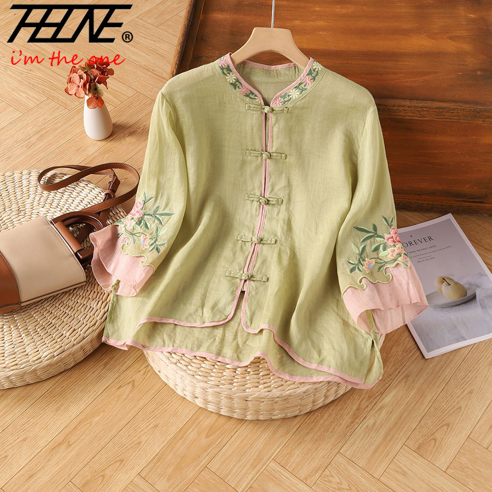 THHONE-Blusa bordada para muje - Embroidery Baju reseña y precio