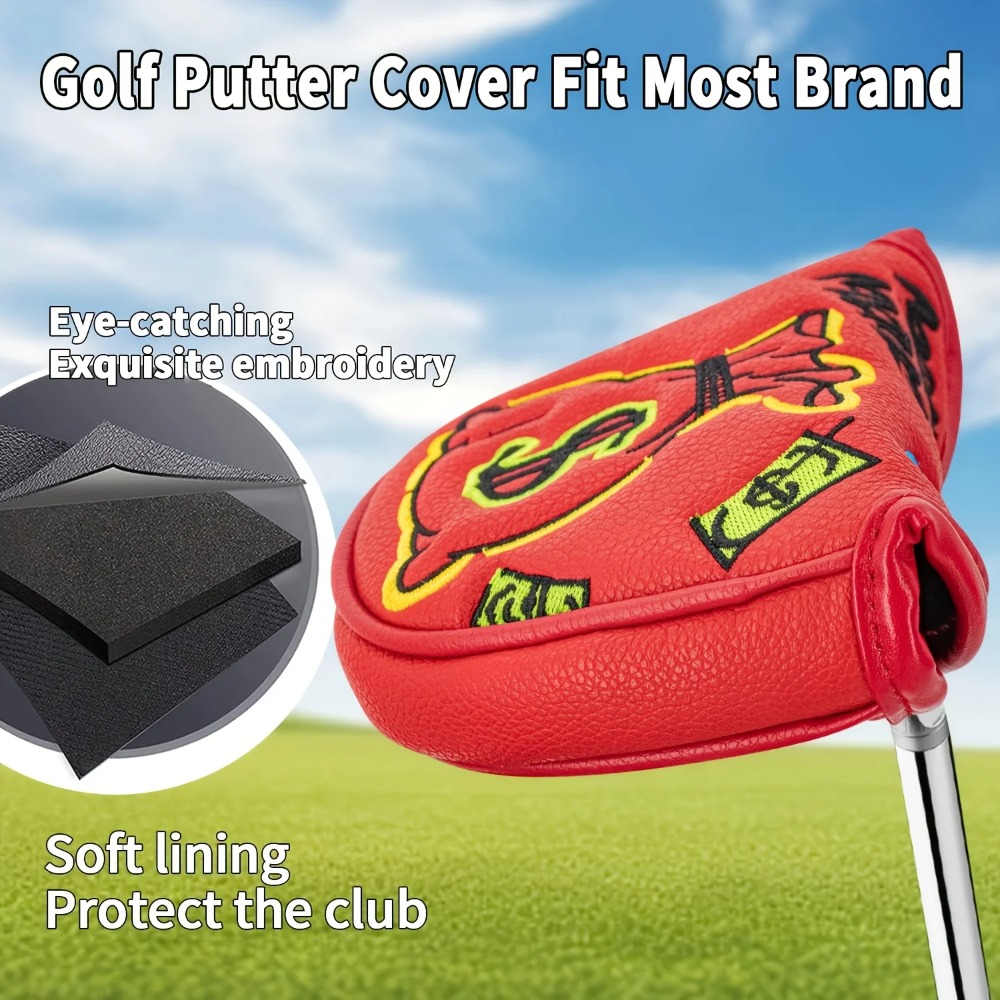 Funda para Putter de Golf |    - Embroidery Red reseña y precio