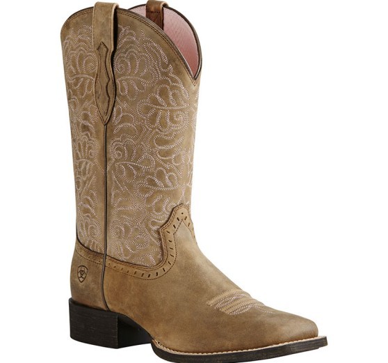 Botas de vaquero de cuero marr - Embroidery Pattern reseña y precio