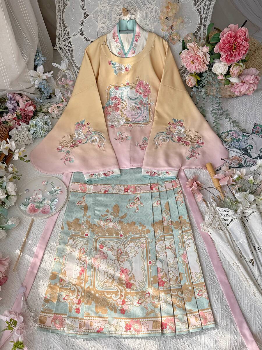 Nuevo Hanfu mujeres sistema Mi - Embroidery Skirt reseña y precio