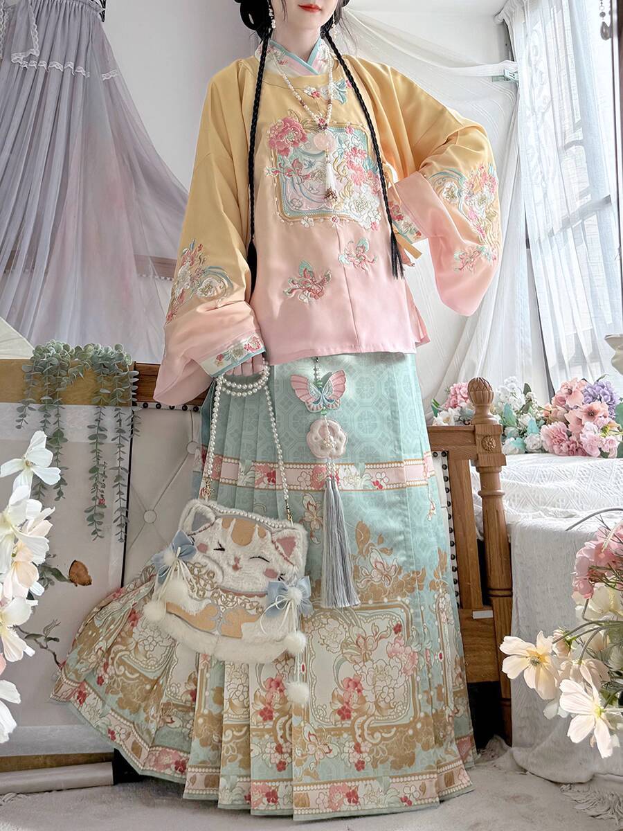 Nuevo Hanfu mujeres sistema Mi - Embroidery Skirt reseña y precio