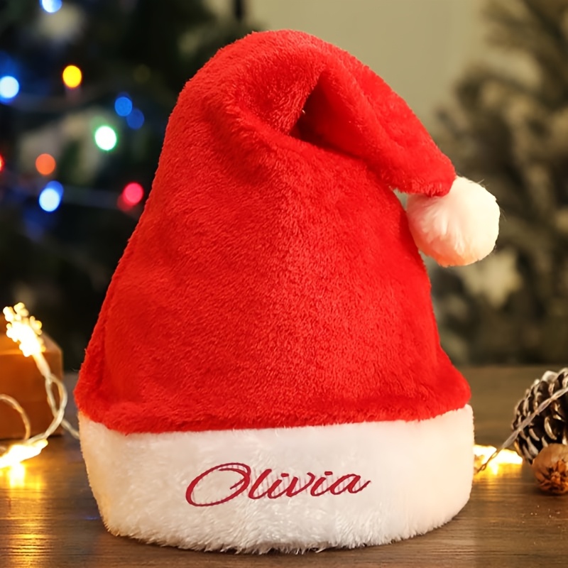 Gorro de Papá Noel Personaliza - Embroidery Red reseña y precio