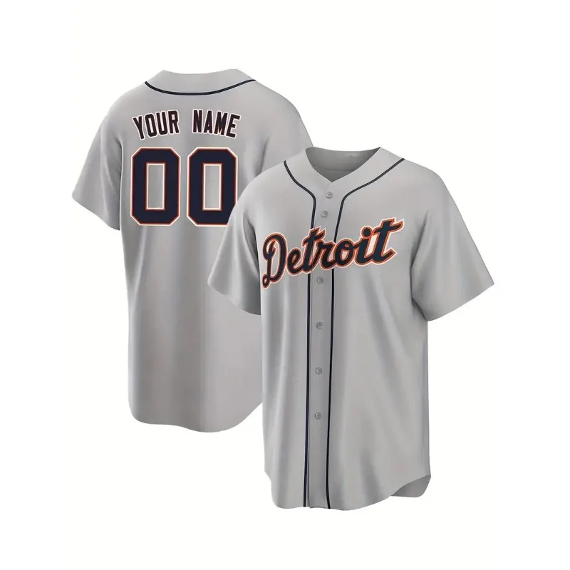 Camiseta de béisbol bordada co - Embroidery Names reseña y precio