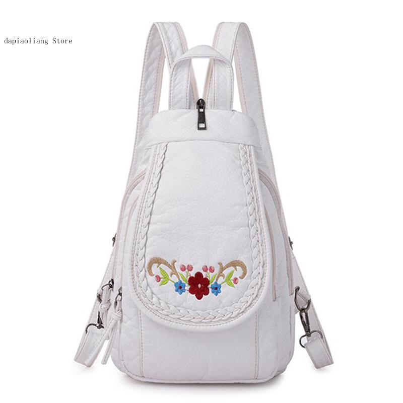 Bolso de pecho pequeño para mu - Embroidery Daisy reseña y precio