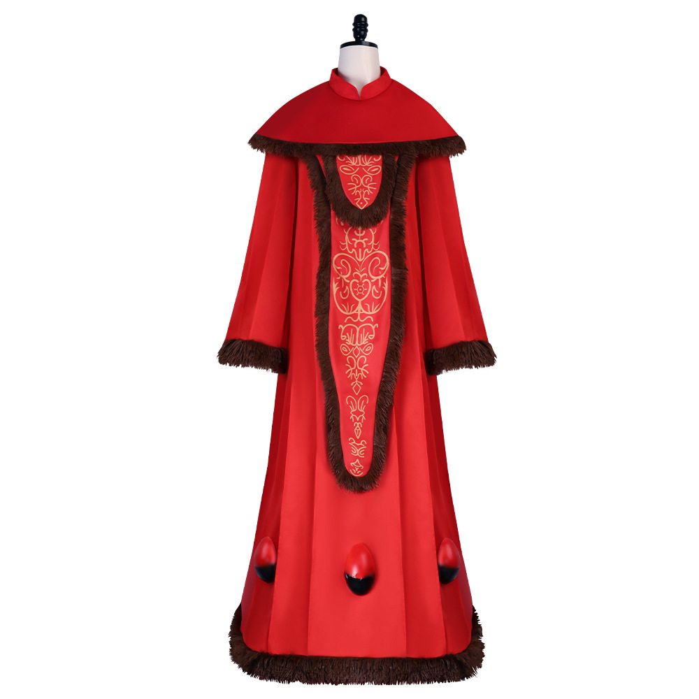Vestido largo retro rojo borda - Embroidery Red reseña y precio